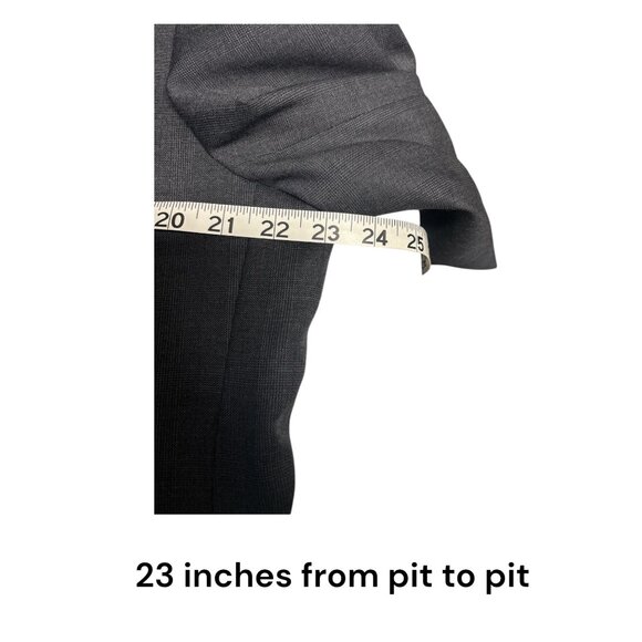 Canali Mens Gray Wool Two-Button Blazer Jacket Size 40R Made In Italy - Picture 11 of 14